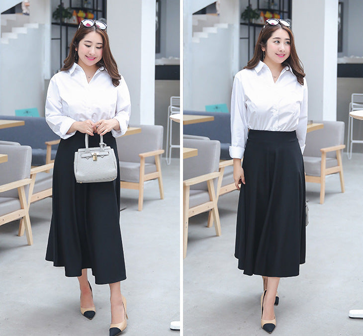 Premium Long Black Skirt